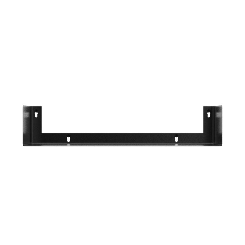 Wallniture Bali Floating Wall Mount Metal U Shape Shelf Book CD DVD Storage Display Bookcase Black Set of 2 - Image 4